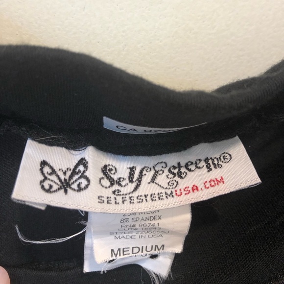 Self esteem black tube top - Picture 4 of 4